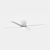 Ventilador de techo Forlight Zonda blanco transparente LED 145 cm
