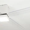 Ventilador de techo Forlight Zonda blanco transparente LED 145 cm