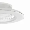 Ventilador de techo Mantra Alisio Blanco Transparentes Luz LED 63 cm