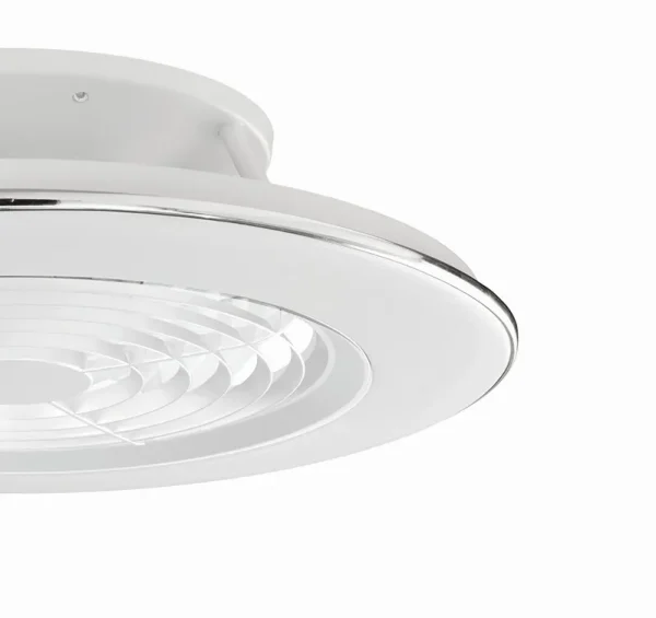Ventilador de techo Mantra Alisio Blanco Transparentes Luz LED 63 cm