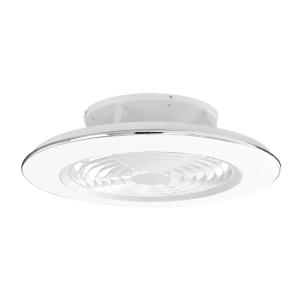 Ventilador Mantra Alisio XL Blanco Transparentes Luz LED 73,5 cm