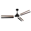 Ventilador de techo Mantra Brisa Negro Madera oscura Luz LED 177 cm