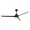 Ventilador de techo Mantra Brisa Negro Madera oscura Luz LED 177 cm