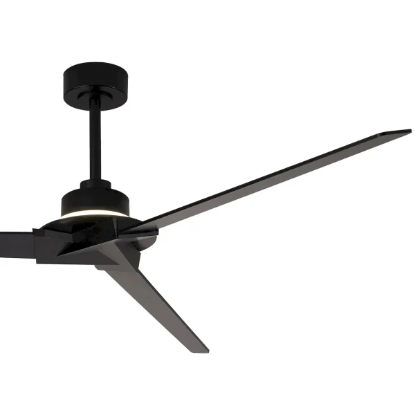 Ventilador de techo Mantra Brisa Negro Madera oscura Luz LED 177 cm