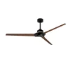 Ventilador de techo Mantra Brisa Negro Madera oscura Luz LED 177 cm