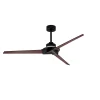 Ventilador Mantra Brisa MINI Negro Madera oscura Luz LED 150 cm