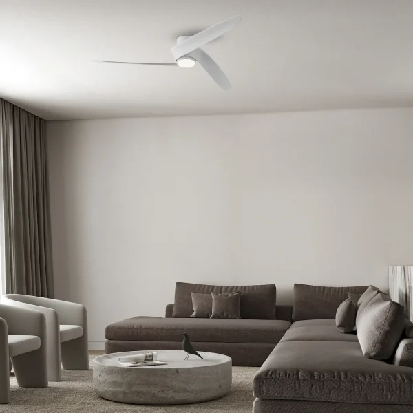 Ventilador de techo Mantra Groenland M Blanco Blanco Luz LED 122 cm