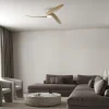 Ventilador Mantra Groenland M Blanco Madera clara Luz LED 122 cm
