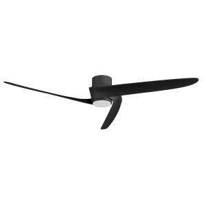 Ventilador de techo Mantra Groenland M Negro Negro Luz LED 122 cm