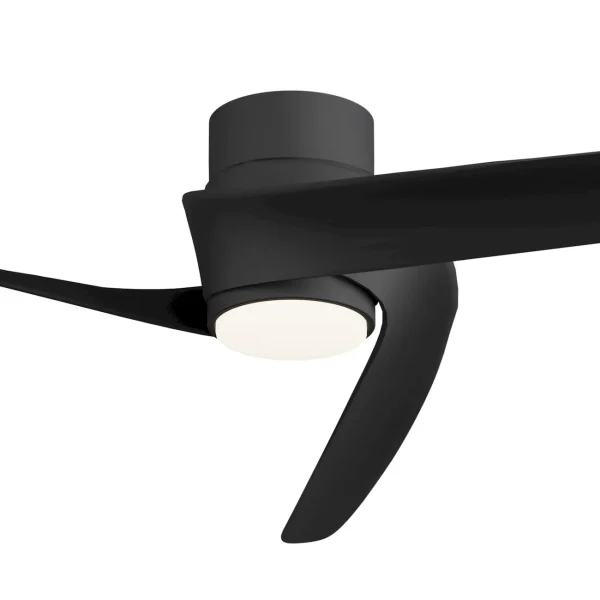 Ventilador de techo Mantra Groenland M Negro Negro Luz LED 122 cm