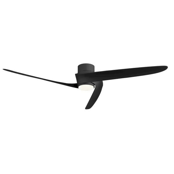 Ventilador de techo Mantra Groenland M Negro Negro Luz LED 122 cm