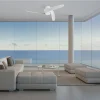 Ventilador de techo Mantra Groenland S Blanco Blanco Luz LED 102 cm