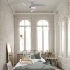 Ventilador de techo Mantra Groenland XS Blanco Blanco Luz LED 79,5 cm