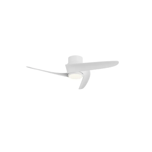 Ventilador de techo Mantra Groenland XS Blanco Blanco Luz LED 79,5 cm