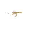 Ventilador Mantra Groenland XS Blanco Madera clara Luz LED 79,5 cm