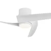 Ventilador de techo Mantra Groenland XS Blanco Blanco Luz LED 79,5 cm