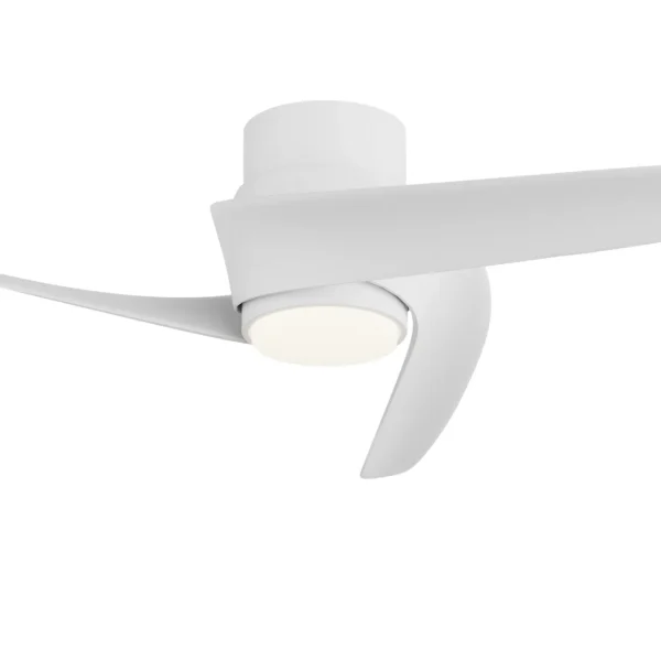 Ventilador de techo Mantra Groenland XS Blanco Blanco Luz LED 79,5 cm