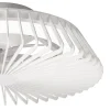 Ventilador Mantra Himalaya Blanco Transparentes Luz LED 63 cm