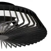 Ventilador de techo Mantra Himalaya Negro Transparentes Luz LED 63 cm