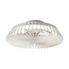Ventilador Mantra Himalaya MINI Blanco Transparentes Luz LED 53 cm