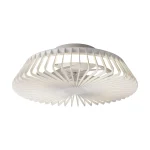 Ventilador Mantra Himalaya MINI Blanco Transparentes Luz LED 53 cm