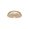 Ventilador Mantra Himalaya MINI Blanco y madera Transparentes Luz LED 53 cm