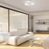 Ventilador Mantra Himalaya MINI Blanco Transparentes Luz LED 53 cm