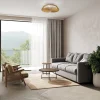 Ventilador Mantra Himalaya MINI Blanco y madera Transparentes Luz LED 53 cm