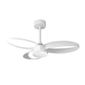 Ventilador de techo Mantra Infinity Fan Blanco Blanco Luz LED 92,5 cm