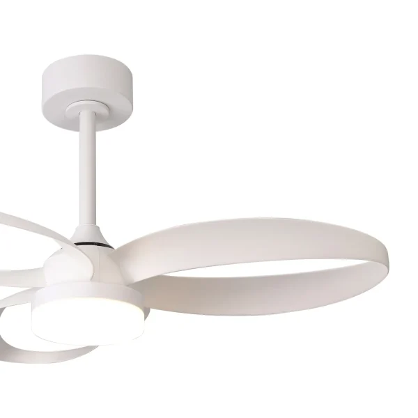 Ventilador de techo Mantra Infinity Fan Blanco Blanco Luz LED 92,5 cm