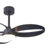 Ventilador de techo Mantra Infinity Fan Negro Negro Luz LED 92,5 cm