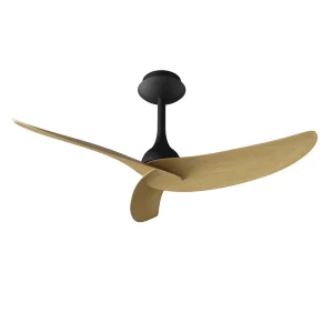 Ventilador de techo Mantra Ipanema Negro Madera clara Sin Luz 107 cm