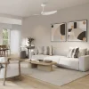 Ventilador de techo Mantra Ipanema Blanco Blanco Sin Luz 106 cm