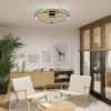 Ventilador de techo Mantra Nature Negro Madera clara Luz LED 79 cm