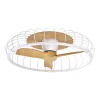 Ventilador de techo Mantra Nature Blanco Madera clara Luz LED 79 cm