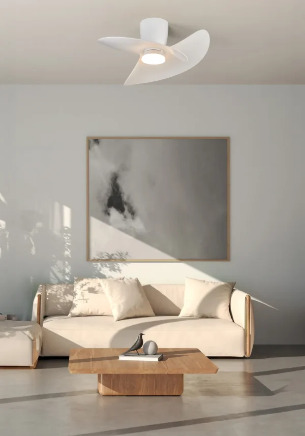 Ventilador de techo Mantra Ona Blanco Blanco Luz LED 70 cm
