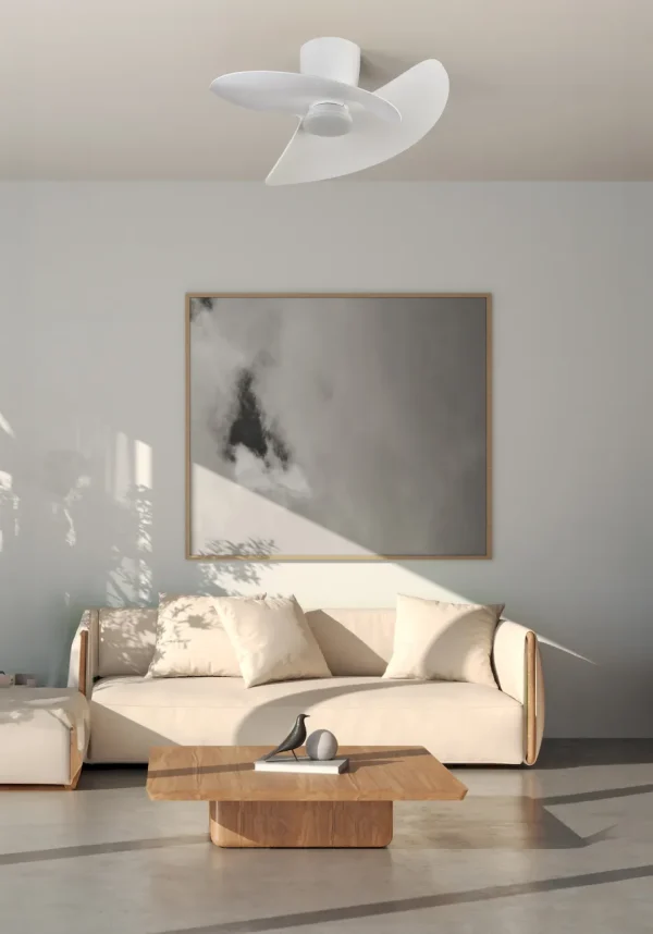 Ventilador de techo Mantra Ona Blanco Blanco Luz LED 70 cm