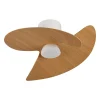 Ventilador de techo Mantra Ona Blanco Madera Luz LED 70 cm