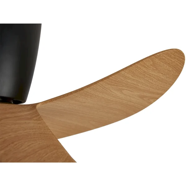 Ventilador de techo Mantra Ona Negro Madera Luz LED 70 cm