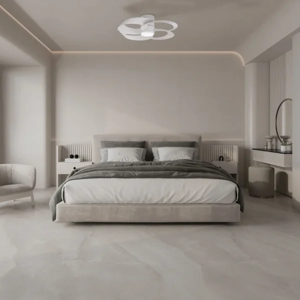 Ventilador de techo Mantra Rose Blanco Blanco Luz LED 65 cm
