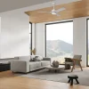 Ventilador de techo Mantra Thai Blanco Blanco Luz LED 122 cm
