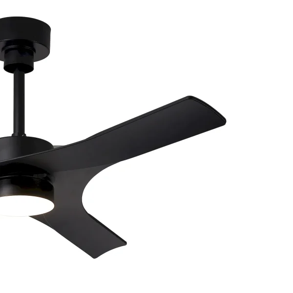 Ventilador de techo Mantra Thai Negro Negro Luz LED 122 cm