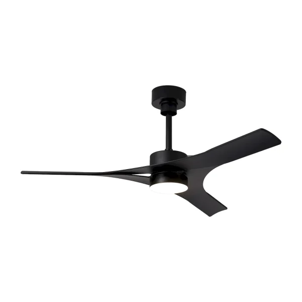 Ventilador de techo Mantra Thai Negro Negro Luz LED 122 cm