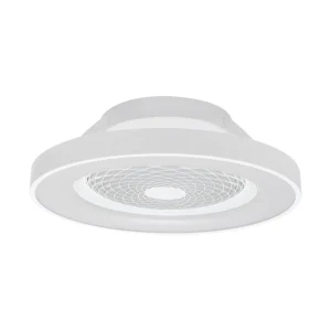 Ventilador de techo Mantra Tibet Blanco Transparentes Luz LED 63 cm