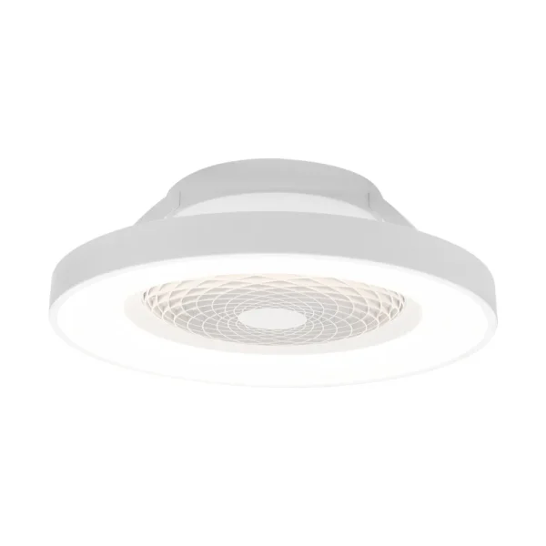 Ventilador de techo Mantra Tibet Blanco Transparentes Luz LED 63 cm