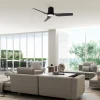 Ventilador de techo Mantra Ushuaia Negro Negro Luz LED 133,5 cm