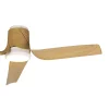 Ventilador Mantra Ushuaia Blanco Madera clara Luz LED 133,5 cm