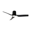 Ventilador de techo Mantra Ushuaia Negro Negro Luz LED 133,5 cm