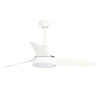 Ventilador de techo Mimax Brisa blanco luz LED 132 cm