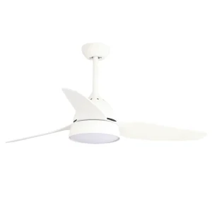 Ventilador de techo Mimax Brisa blanco luz LED 132 cm